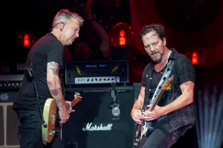 Mike McCready and Eddie Vedder of Pearl Jam Mike McCready and Eddie Vedder of Pearl Jam