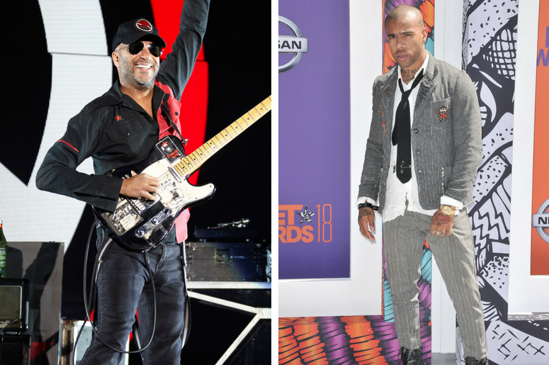 Tom Morello and Vic Mensa Tom Morello and Vic Mensa