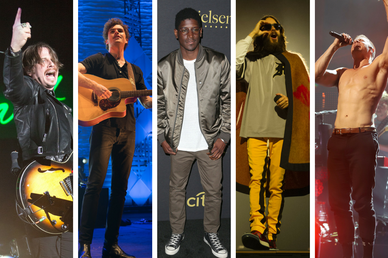Dan Reynolds of Imagine Dragons, Jared Leto of 30 Seconds To Mars, Vance Joy, Mark Foster of Foster the People, Labrinth. Dan Reynolds of Imagine Dragons, Jared Leto of 30 Seconds To Mars, Vance Joy, Mark Foster of Foster the People, Labrinth.