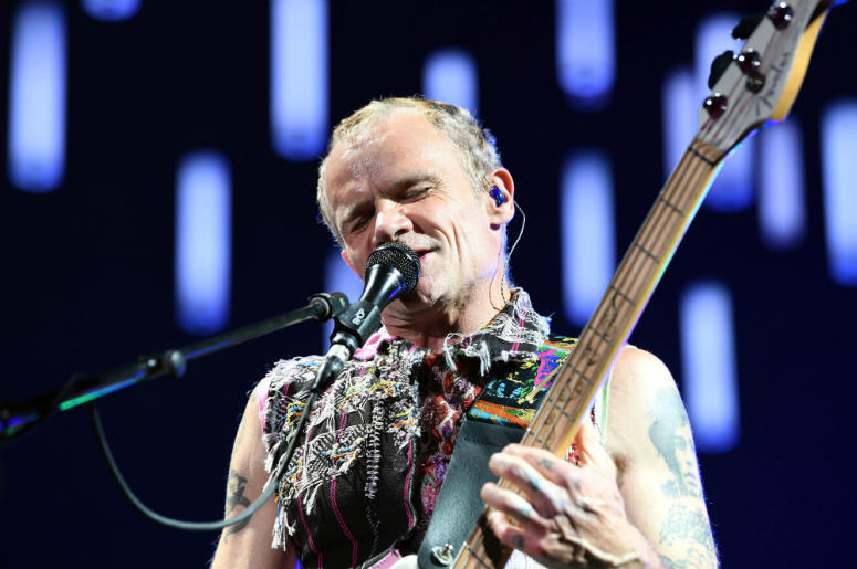 Flea of Red Hot Chili Peppers performs at American Airlines Arena Flea of Red Hot Chili Peppers performs at American Airlines Arena