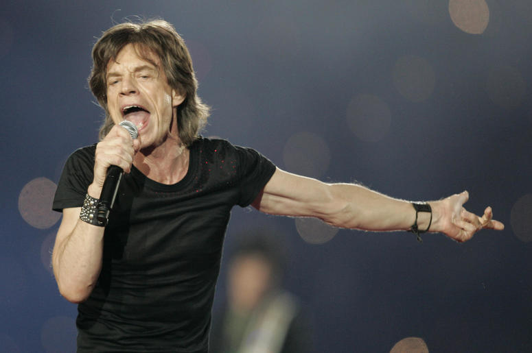 Mick Jagger performs with The Rolling Stones Mick Jagger performs with The Rolling Stones