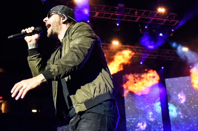 M. Shadows of Avenged Sevenfold performs M. Shadows of Avenged Sevenfold performs
