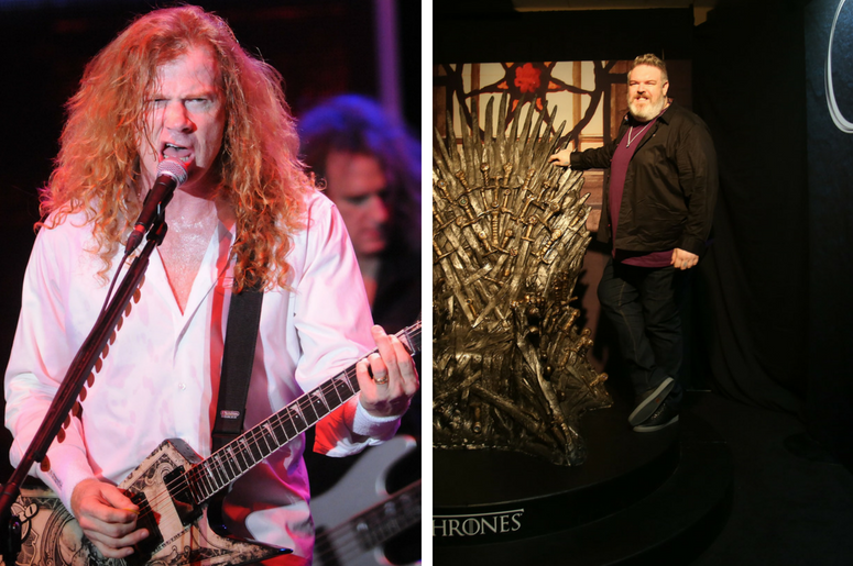 Dave Mustaine and Kristian Nairn Dave Mustaine and Kristian Nairn