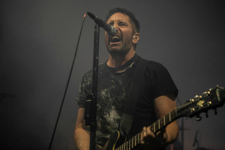 Nine Inch Nails launch their U.S. tour at Comerica Theatre in Phoenix on Sept. 13, 2018. Nine Inch Nails launch their U.S. tour at Comerica Theatre in Phoenix on Sept. 13, 2018.