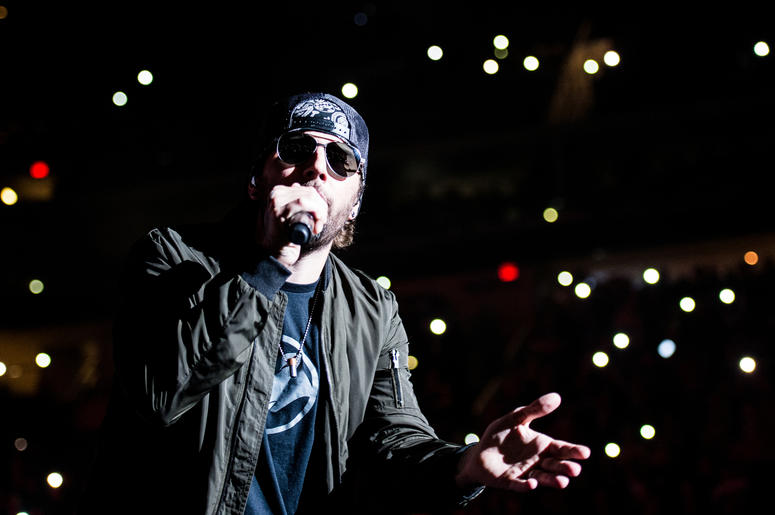 M. Shadows of Avenged Sevenfold performs M. Shadows of Avenged Sevenfold performs