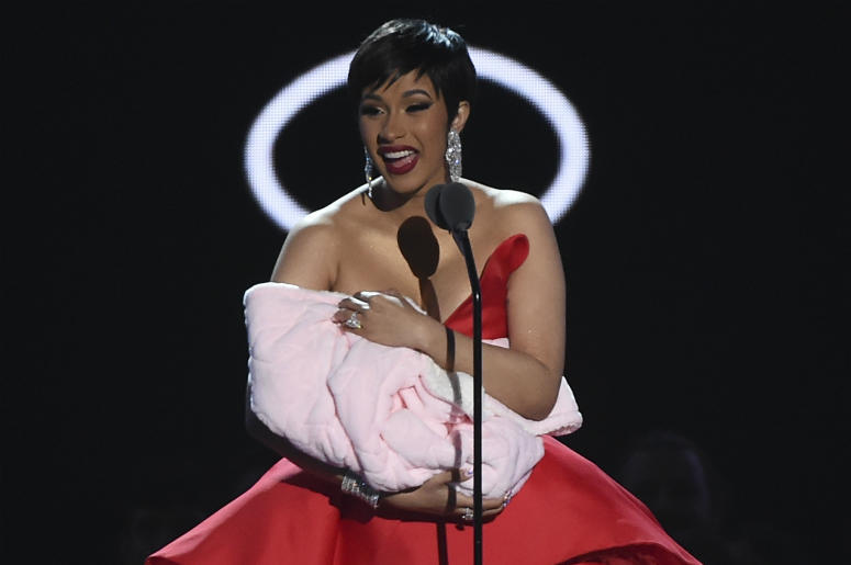 Cardi B NEW YORK CITY - AUGUST 20: Cardi B performs on the 2018 MTV Video Music Awards at Radio City Music Hall on August 20, 2018 in New York City.