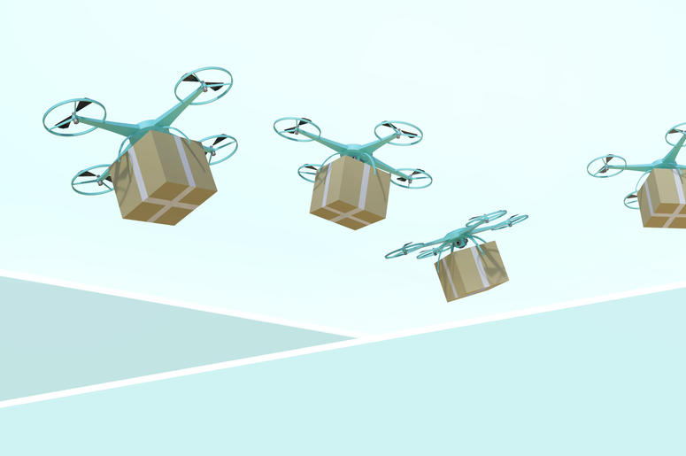 boxes with drone boxes with drone