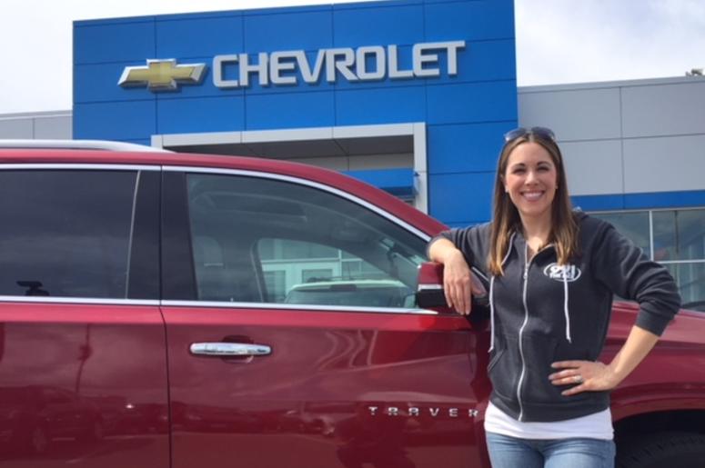 Elizabeth Kay with Chevy Elizabeth Kay with Chevy
