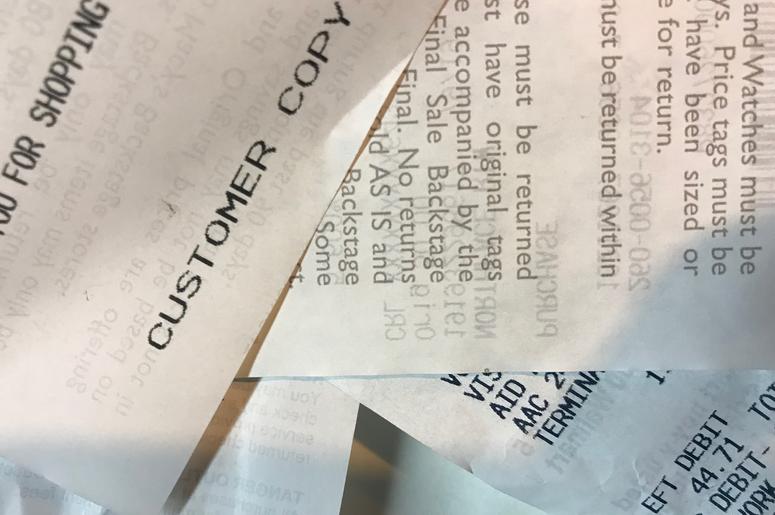 receipt