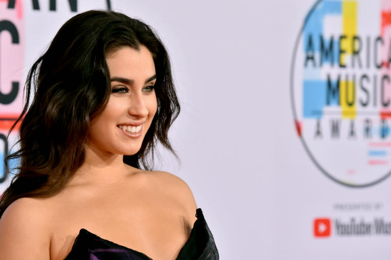 Lauren Jauregui Lauren Jauregui attends the 2018 American Music Awards at Microsoft Theater on October 9, 2018 in Los Angeles, California.