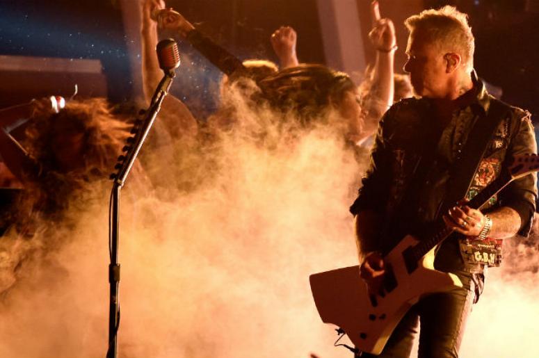 James Hetfield of Metallica performs live James Hetfield of Metallica performs live