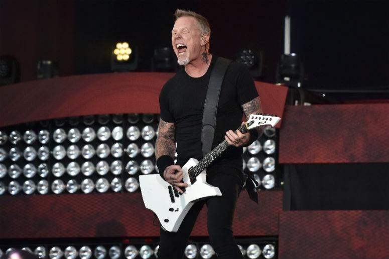 Lead vocalist James Hetfield of Metallica performs at the 2016 Global Citizen Festival held in New City's Central Park in New York, NY, on September 24, 2016 Lead vocalist James Hetfield of Metallica performs at the 2016 Global Citizen Festival held in New City's Central Park in New York, NY, on September 24, 2016