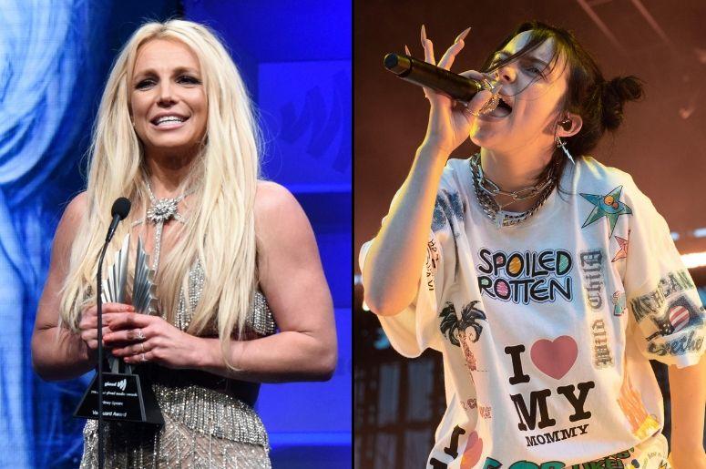 Britney Spears and Billie Eilish Britney Spears and Billie Eilish