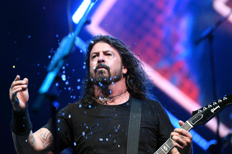 Dave Grohl of the Foo Fighters performs at Coral Sky Amphitheater Dave Grohl of the Foo Fighters performs at Coral Sky Amphitheater