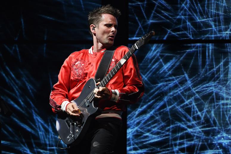 Matt Bellamy of Muse performs at Perfect Vodka Amphitheater Matt Bellamy of Muse performs at Perfect Vodka Amphitheater