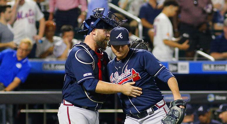 Brian McCann Luke Jackson Atlanta Braves