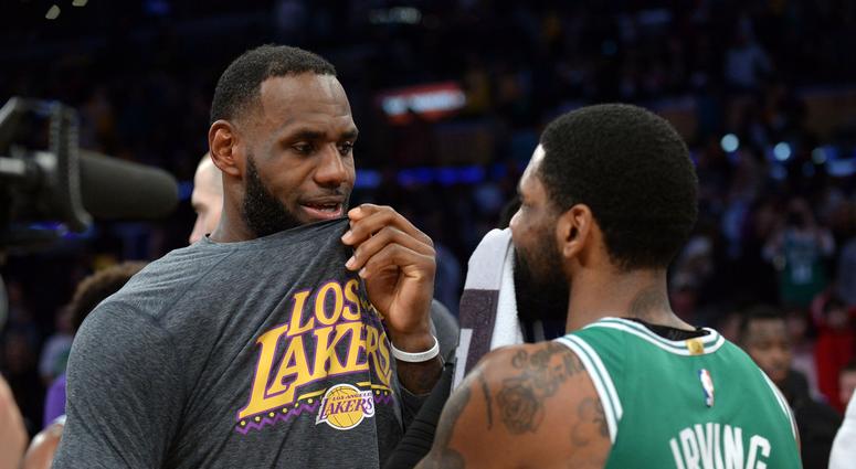LeBron James Lakers Kyrie Irving