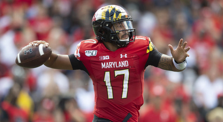 Maryland Terrapins quarterback Josh Jackson (17) throws during the second half against the Syracuse Orange at Capital One Field at Maryland Stadium. Maryland Terrapins quarterback Josh Jackson (17) throws during the second half against the Syracuse Orange at Capital One Field at Maryland Stadium.