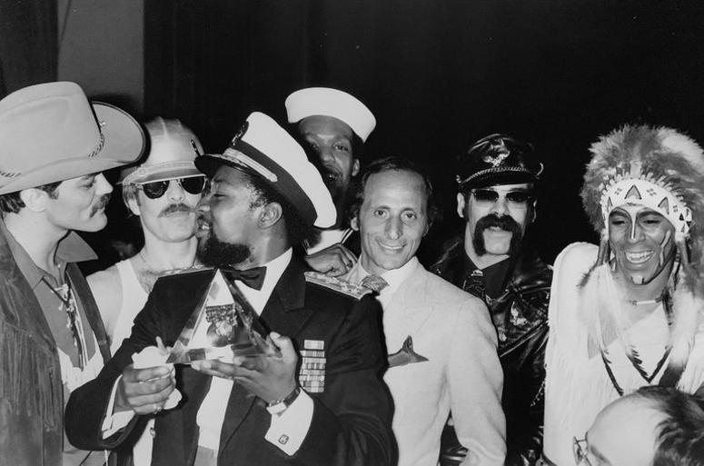 Henri Belolo with music group the Village People Henri Belolo with music group the Village People