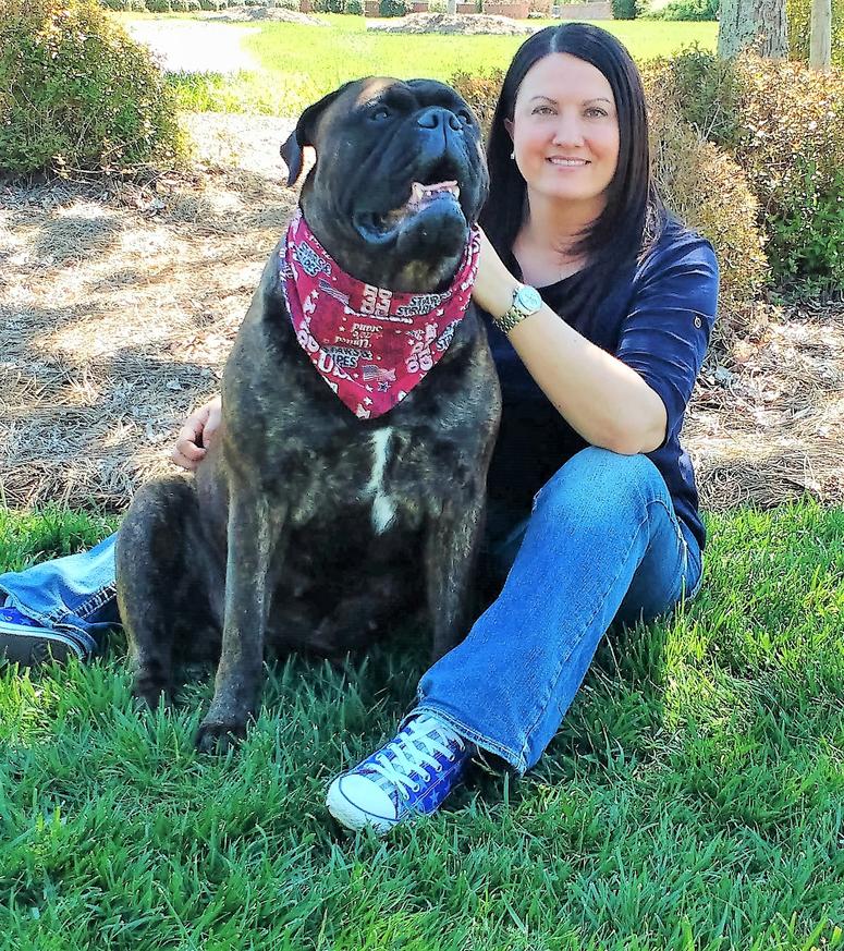 K9 Salute's Jessica Harris and Tilly the Bullmastiff