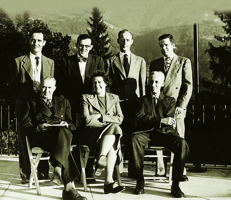 The first seven faculty to teach for UMUC overseas. The first seven faculty to teach for UMUC overseas.