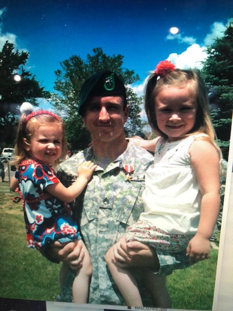 Sgt. 1st Class Richard Stayskal and his children. StayskalFamily