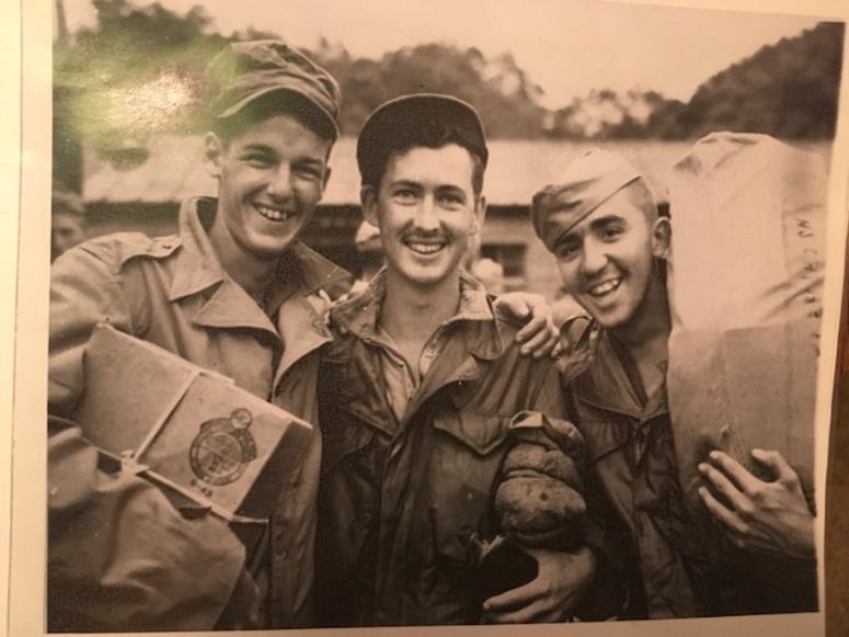 Nick Cristiano, right, with his buddies