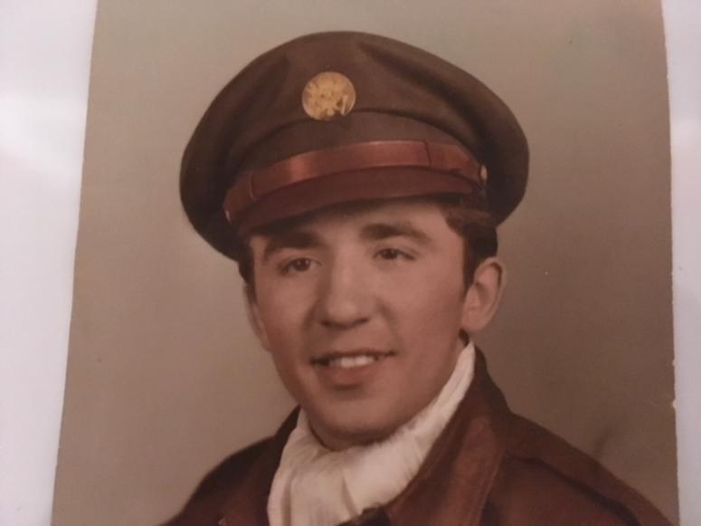 Nick Cristiano seen in his military portrait