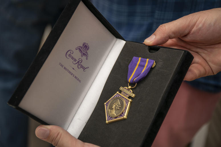 Crown Royal joined forces with The Purple Bag Project partners Thomas Rhett and Packages From Home, a 501(c)(3), to reunite Mothers Of Military with their active duty sons and daughters Crown Royal The Purple Bag Project partners Thomas Rhett and Packages From Home, Mothers Of Military