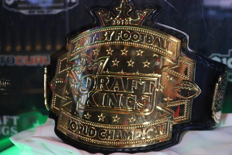 DraftKings is a daily fantasy site known for handing out large cash prizes, and even a championship belt to successful competitors.