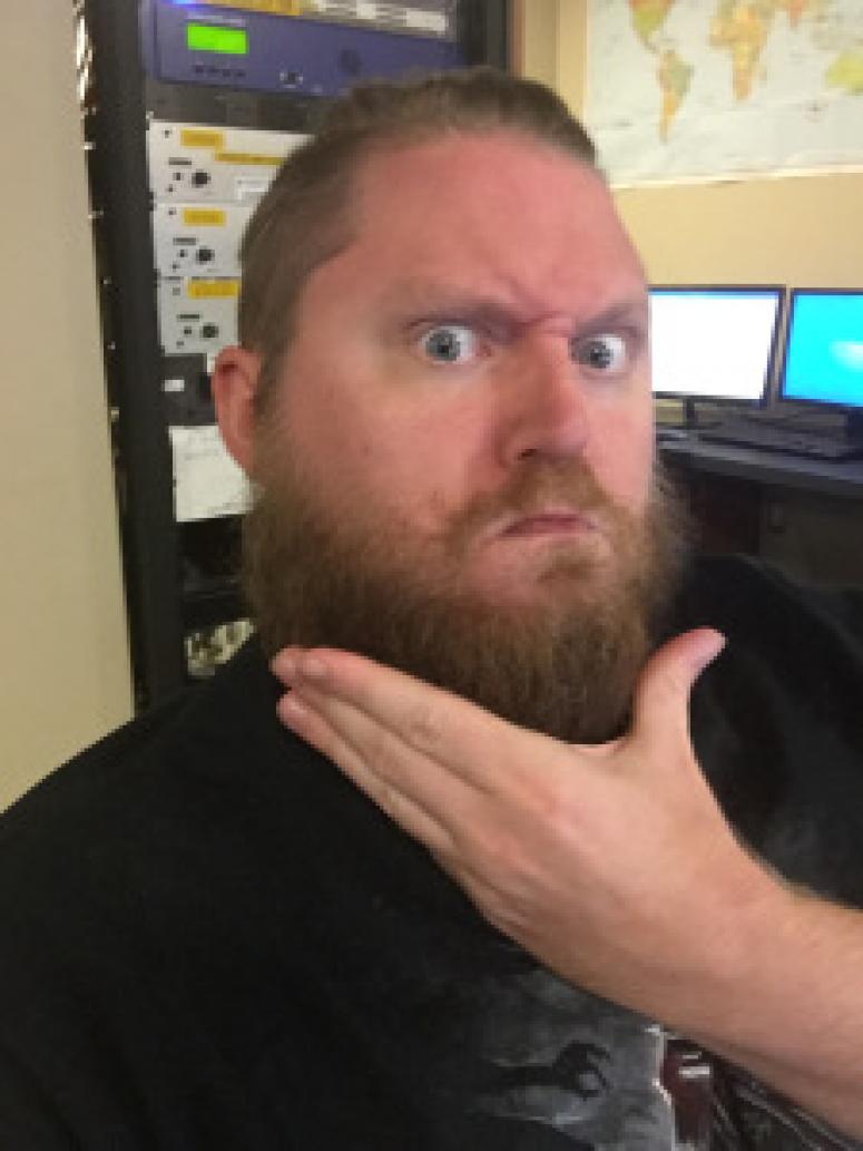 Me, before the whole #VetBeard thing. I miss that beard
