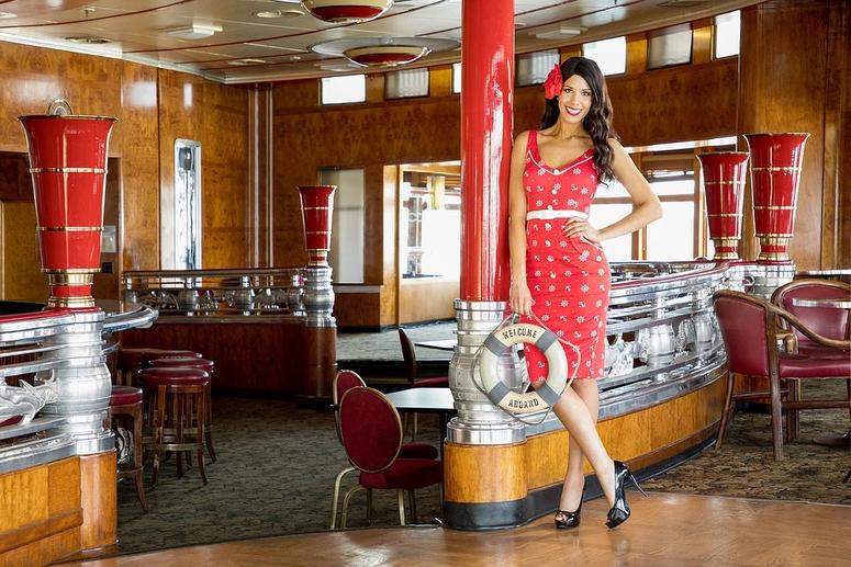 Mrs. New York Patti Gomez poses for the 2019 Pin-ups For Vets calendar