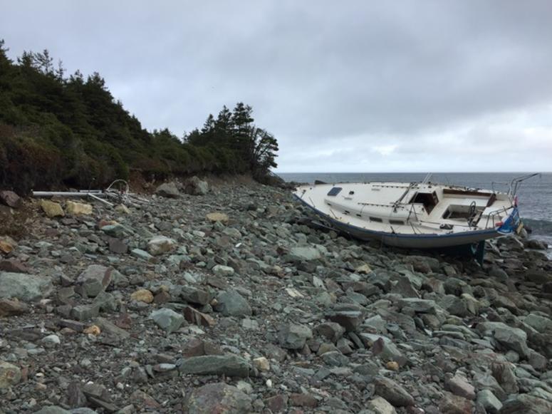 The Liberty wrecked on the east coast of Cape Breton Island's Gabarus Wilderness Area