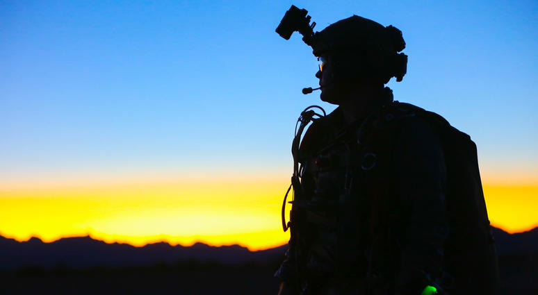 U.S. Army Special Forces Soldier with 1st Special Forces Group