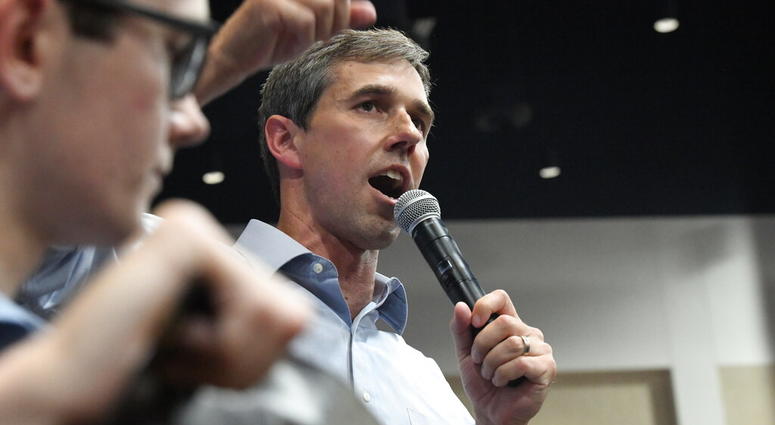 Democratic presidential candidate Beto O'Rourke addresses the South Carolina Democratic Party convention, Saturday, June 22, 2019 in Columbia, S.C. Beto O'Rourke