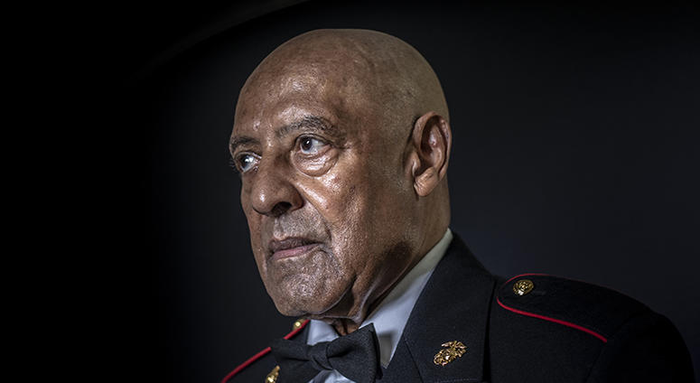 A portrait of retired SgtMaj. John L. Canley, taken July 9, 2018. President Donald J. Trump will be awarding the Medal of Honor to Canley during a White House ceremony, October 17, 2018, for his heroic actions during the Battle of Hue City while serving i