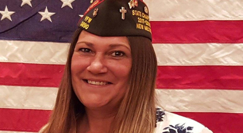 Retired Marine Gunnery Sergeant Cynthia Archuleta represents the interests of 7,000 military veterans in New Mexico as they interact with the Department of Veterans Affairs.