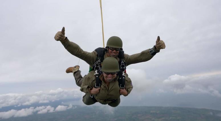 Gold Star Mom and Ranger Mom Scoti Domeij parachutes in to Normandy on the 75th Anniversary of D-Day Scoti Domeij, a gold star mother, parachuted into Normandy with members of the 75th Ranger Regiment