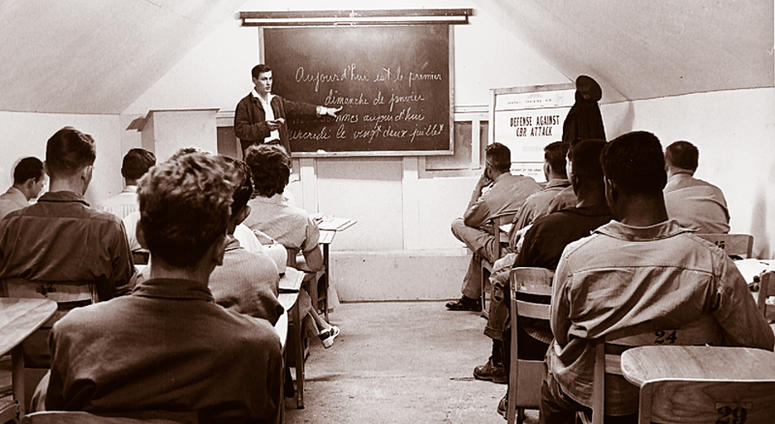 A Class of UMUC students in Europe in the 1950s A Class of UMUC students in Europe in the 1950s