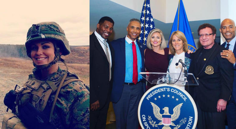 Holli richmond was a Marine Corps Public Affairs Officer and now leads the President's Council on Sports, Fitness, and Nutrition Holli Richmond served in the Marine Corps and now heads up the President's Council on Sports, Fitness, and Nutrition