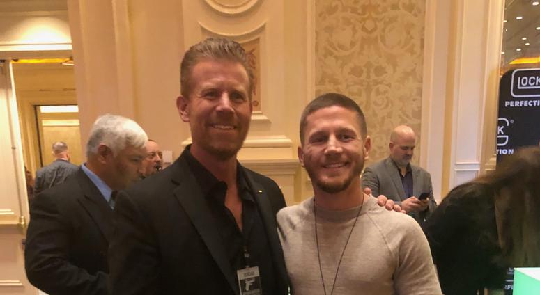 Scott Huesing and Medal of Honor Recipient Kyle Carpenter