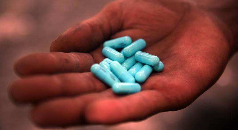 Marines with second platoon, Ground Combat Element, Security Cooperation Task Force, Africa Partnership Station 2011, take doxycycline once per day in accordance with a weekly dosage of mefloquine to prevent the spread of Malaria. Symptoms of malaria incl