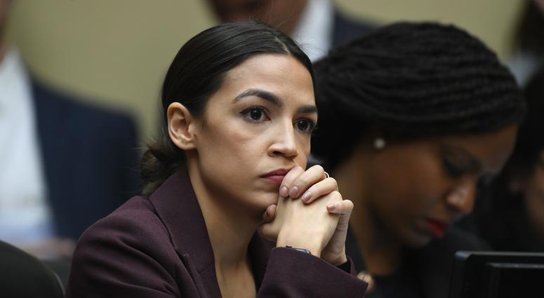 Rep. Alexandria Ocasio-Cortez, D-N.Y., is pictured at a House Oversight and Reform Committee hearing on Capitol Hill in Washington, D.C. Feb. 27, 2019. RepAlexandriaOcasioCortez