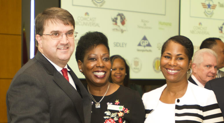 VA Secretary Robert Wilkie at the Women Veterans Coalition meeting in Atlanta, Georgia