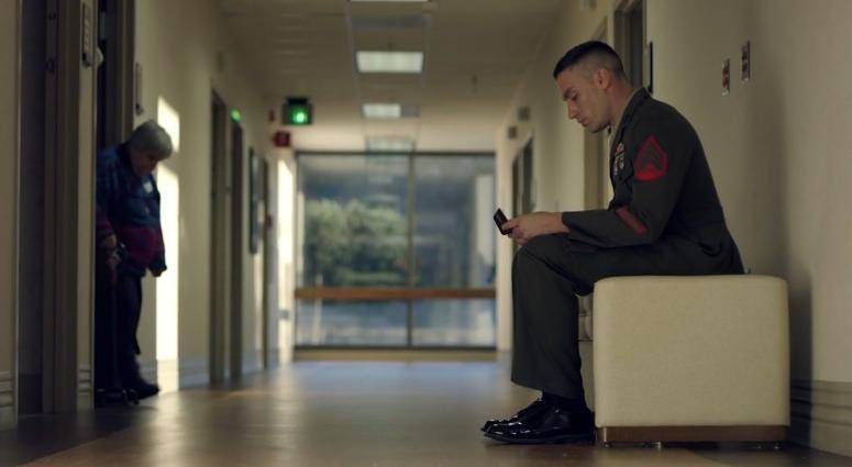 BJ Golnick appears in a scene from his short film "Almost Home"
