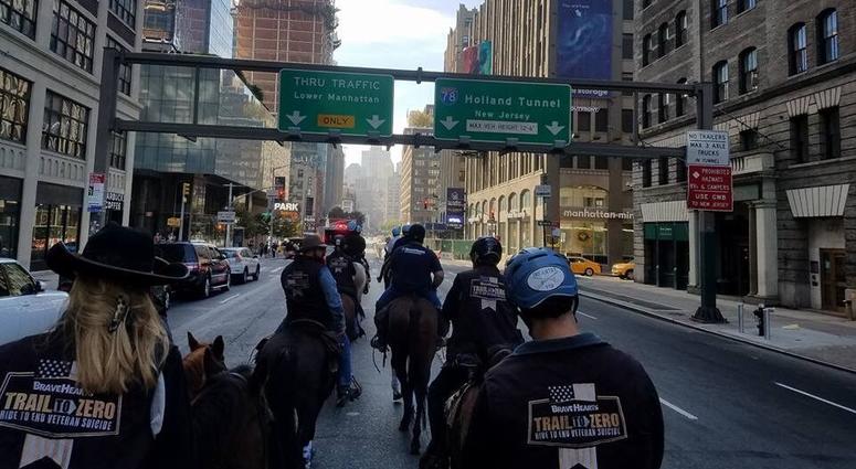 Trail To Zero ride through New York City from 2017