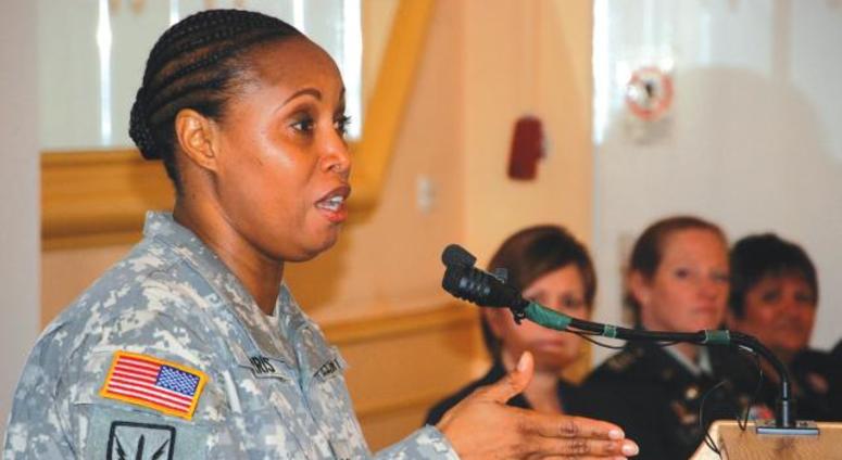 Col. Cheryl Harris, when she was AFRICOM assistant chief of staff.
