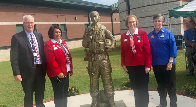 Statue unveiling