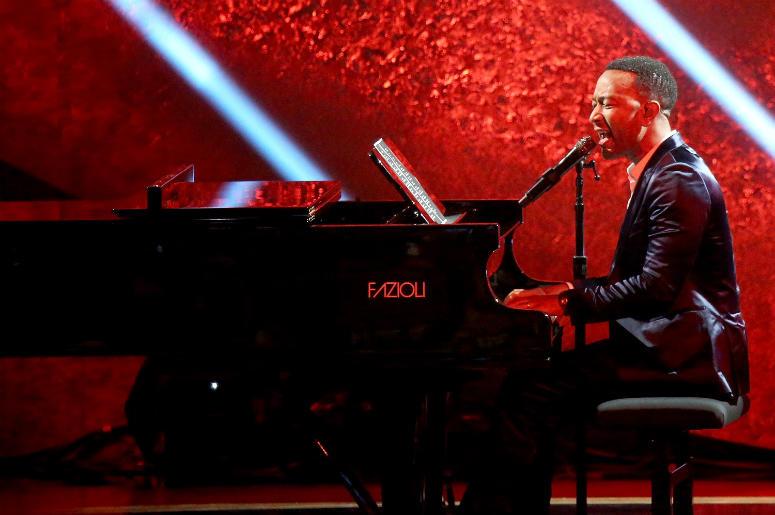 John Legend performs onstage at 'Q 85: A Musical Celebration for Quincy Jones' John Legend performs onstage at 'Q 85: A Musical Celebration for Quincy Jones'
