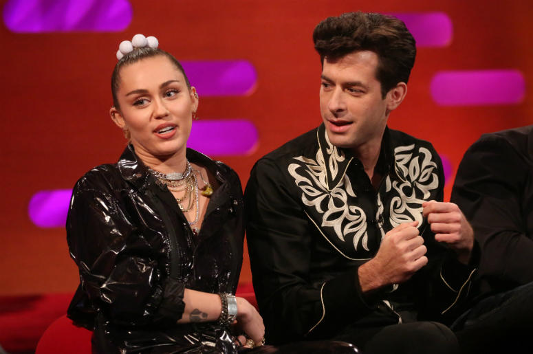 Miley Cyrus and Mark Ronson Miley Cyrus and Mark Ronson